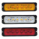 Otomatik Parmak Led Lamba Mercekli Flaşlı 10 cm 6 Led 12V / 24V Beyaz