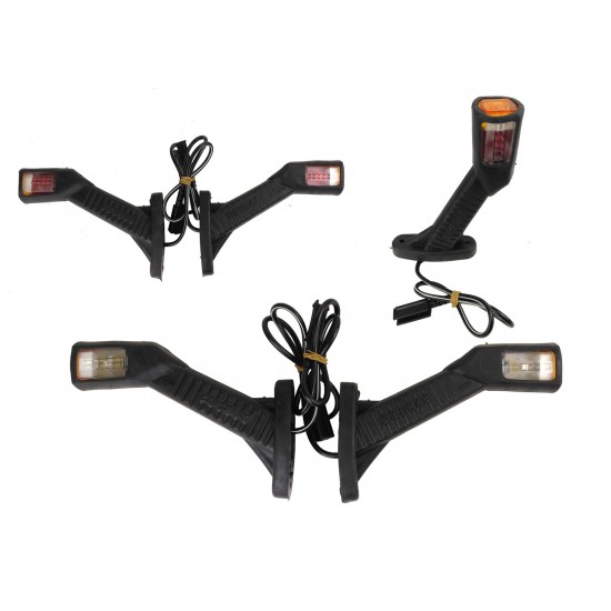 Uç İşaret Lambası 3 Fonksiyonlu Ledli Boynuz Lamba Sağ 183x136mm