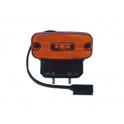 Yan İşaret Lambası 3 LED 50cm Braketli Sarı