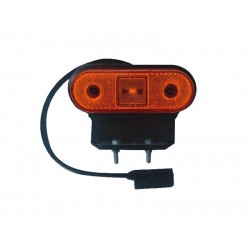 Yan İşaret Lambası 1 LED ASPÖCK Tip 50cm Braketli Sarı