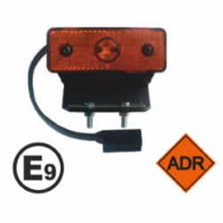 Yan İşaret Lambası 1 LED ASPÖCK Tip 50cm Braketli Sarı