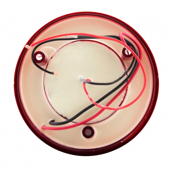 Yuvarlak Römork Stop Lambası 19 Led 12/24V Kırmızı/Beyaz