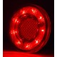 Yuvarlak Römork Stop Lambası 19 Led 12/24V Kırmızı/Sarı