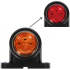 Süper Mini Boy Takoz 12 Led Lamba 12/24V Sarı-Kırmızı