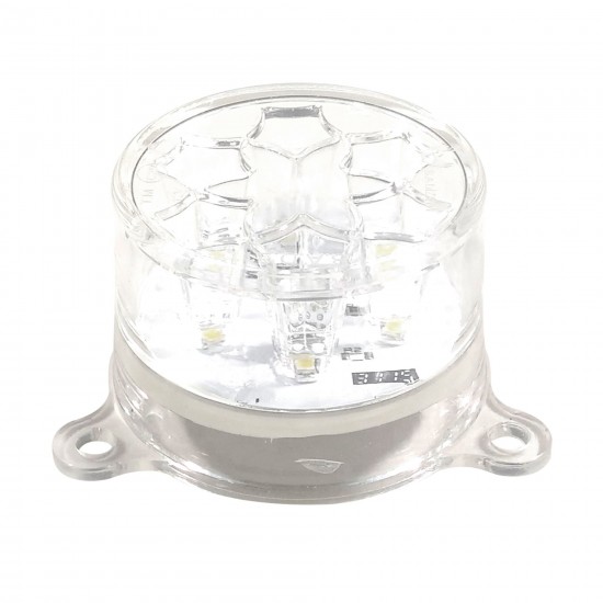 Yuvarlak Şapka Tipi Römork Stop Lambası 6 Led 12/24V Beyaz