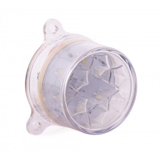 Yuvarlak Şapka Tipi Römork Stop Lambası 6 Led 12/24V Beyaz