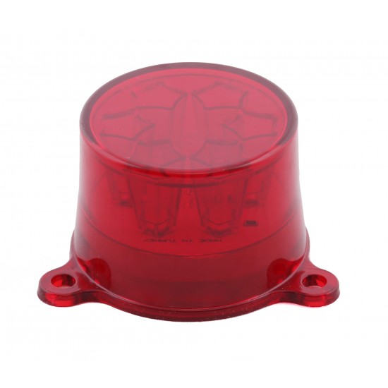 Yuvarlak Şapka Tipi Römork Stop Lambası 6 Led 12/24V Kırmızı
