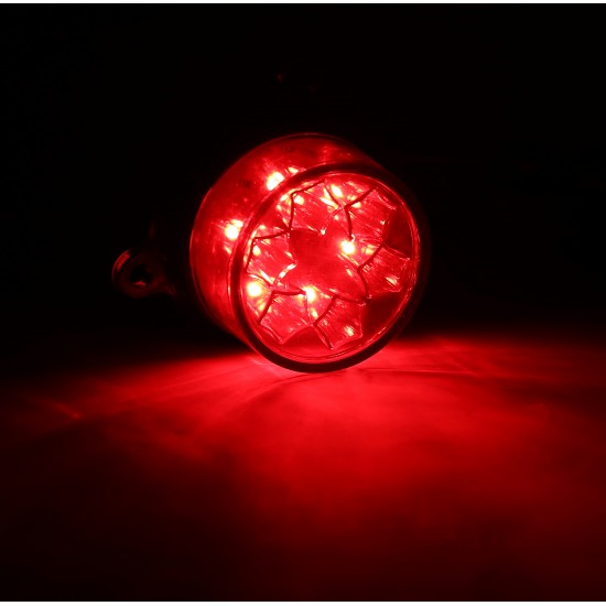 Yuvarlak Şapka Tipi Römork Stop Lambası 6 Led 12/24V Kırmızı