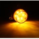 Yuvarlak Şapka Tipi Römork Stop Lambası 6 Led 12/24V Sarı