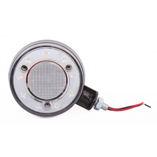 Ayna Altı Küpeli Tabela Lambası Çift Yönlü 30 Led 12/24V Kırmızı-Beyaz