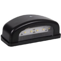 Universal Led Plaka Lamba 12/24V Siyah