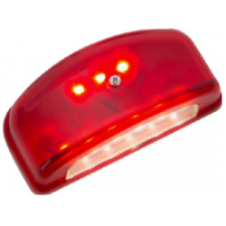 Universal Led Plaka Lamba 12/24V Kırmızı