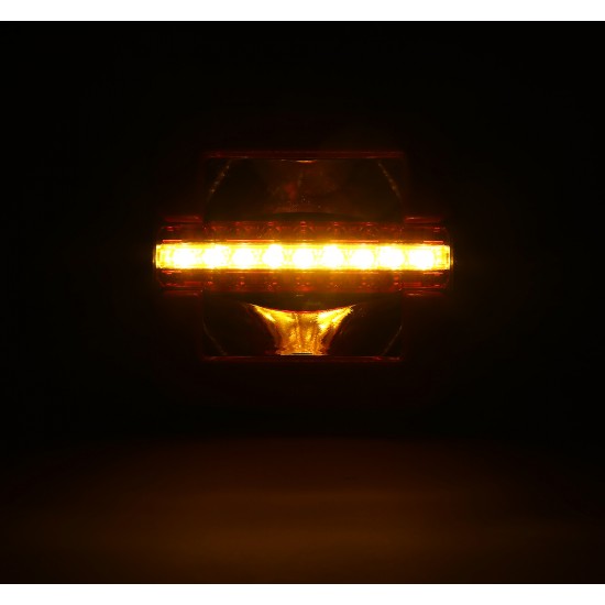 Kare Neon Akan Sinyal 3 Fonksiyonlu Stop Led Lamba 12/24V