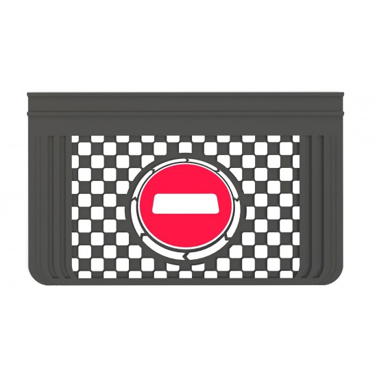 Kabartma Paçalık Damalı Dur Geç Kamyon Teker Arkası 40x65 cm