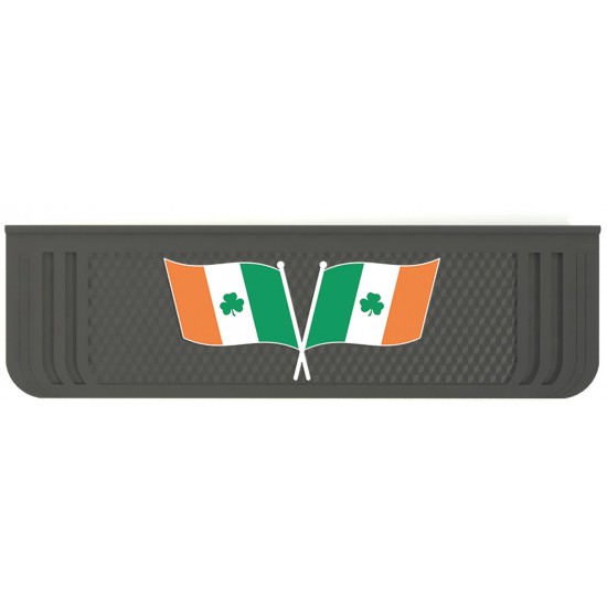 Embossed Mud Flap Flag Pattern Truck Behind The Wheel 19x65 cm