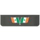 Embossed Mud Flap Flag Pattern Truck Behind The Wheel 19x65 cm