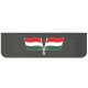 Embossed Mud Flap Flag Pattern Truck Behind The Wheel 19x65 cm