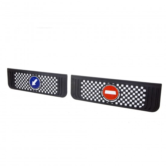 Kabartma Paçalık Damalı Dur Geç Kamyon Teker Arkası 30x65 cm