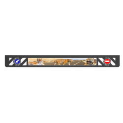 Kaplan Baskılı Tampon Boy Kabartmalı Paçalık 25x240cm