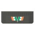 Embossed Mud Flap Flag Pattern Truck Behind The Wheel 25x65 cm