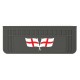 Embossed Mud Flap Flag Pattern Truck Behind The Wheel 25x65 cm
