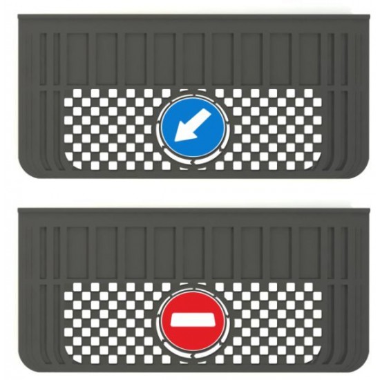 Kabartma Paçalık Damalı Dur Geç Kamyon Teker Arkası 30x65 cm