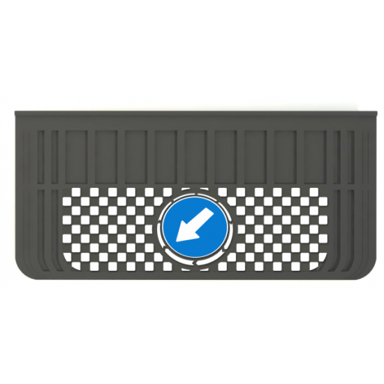 Kabartma Paçalık Damalı Dur Geç Kamyon Teker Arkası 30x65 cm