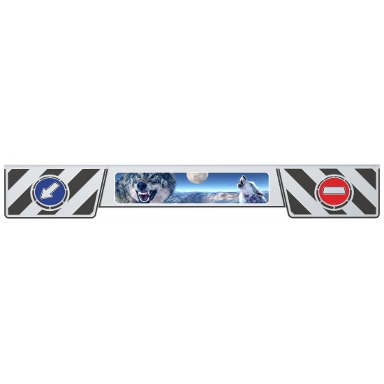 Kurt Baskılı 3 Parça Beyaz Kabartmalı Paçalık