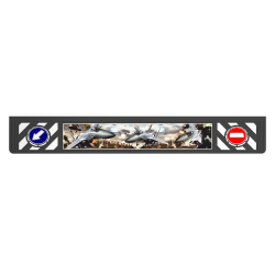 Uçak Baskılı Tampon Boy Kabartmalı Paçalık 35x240cm