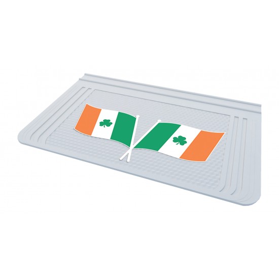 Kabartma Paçalık Bayrak Desen Kamyon Teker Arkası Beyaz 40x65 cm