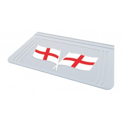 Kabartma Paçalık Bayrak Desen Kamyon Teker Arkası Beyaz 40x65 cm