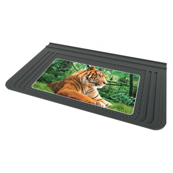 Kabartma Paçalık Kaplan Desen Kamyon Teker Arkası 40x65 cm