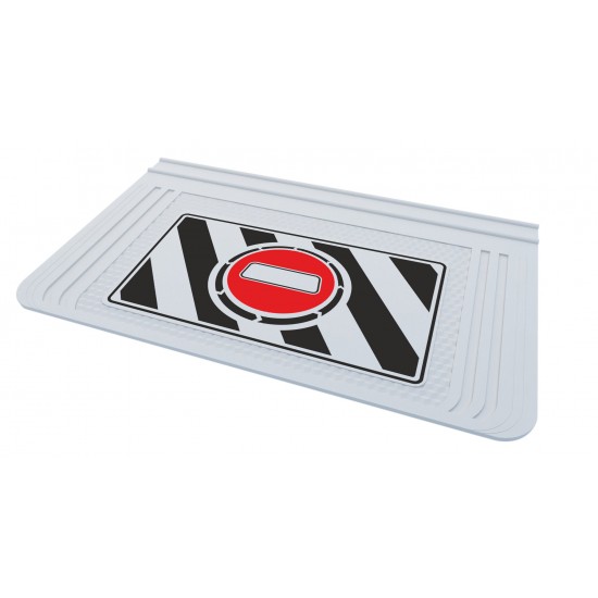 Kabartma Paçalık Dur Geç Desen Kamyon Teker Arkası Beyaz 40x65 cm