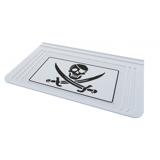 Kabartma Paçalık Korsan Desen Kamyon Teker Arkası Beyaz 40x65 cm