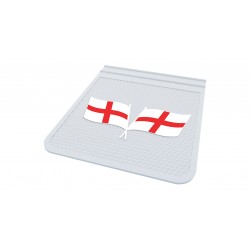 Kabartma Paçalık Bayrak Desen Kamyon Teker Arkası Beyaz 45x40 cm