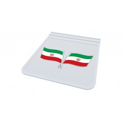 Kabartma Paçalık Bayrak Desen Kamyon Teker Arkası Beyaz 45x40 cm