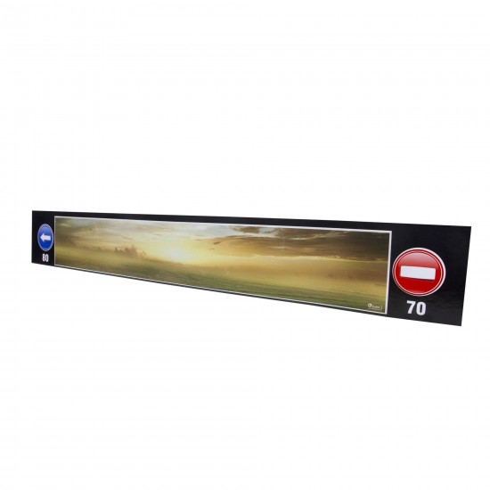 Kamyon Arkası Yazısız Paçalık Gün Batımı Resimli Tampon Boy