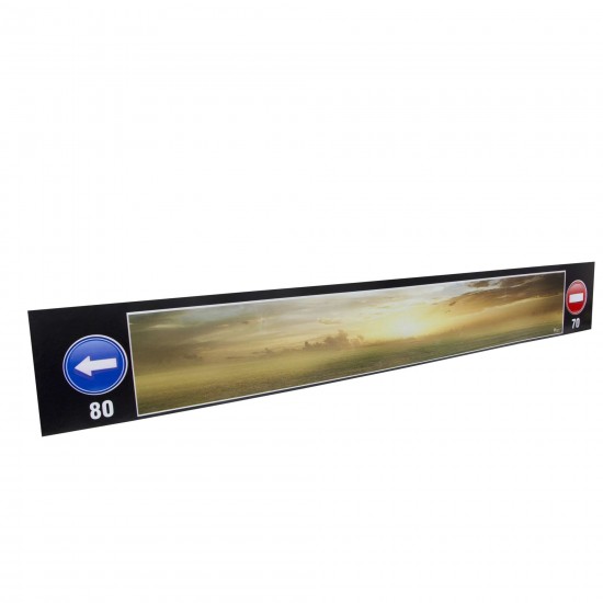 Kamyon Arkası Yazısız Paçalık Gün Batımı Resimli Tampon Boy