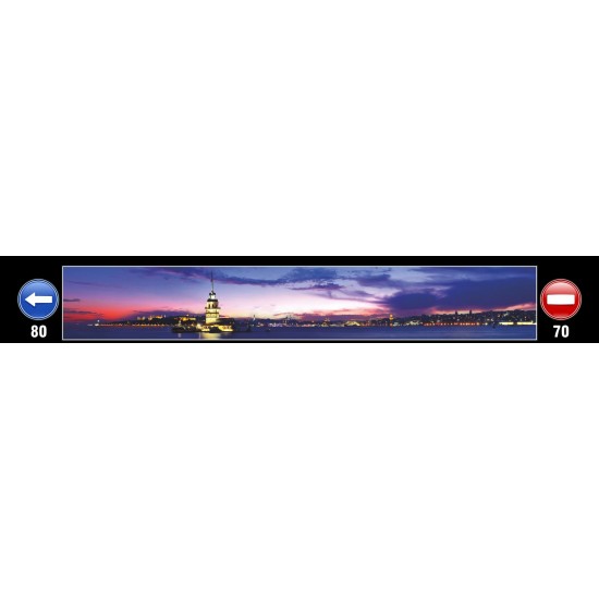 Kamyon Arkası Paçalık Tozluk Kız Kulesi Resimli Tampon Boy