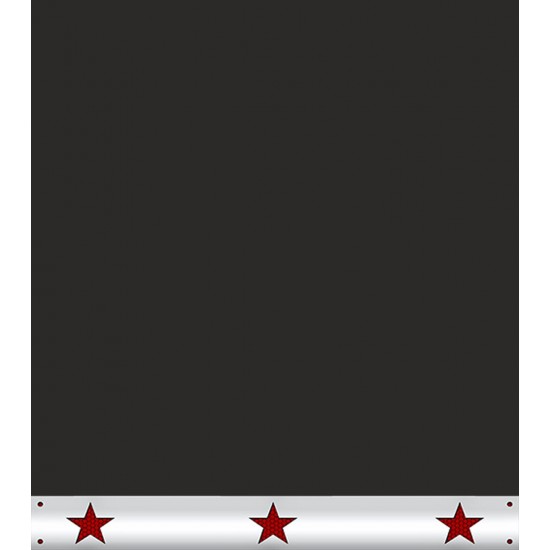  Yıldız Paslanmazlı Kırmızı Reflektifli Baskılı Paçalık 45x40cm