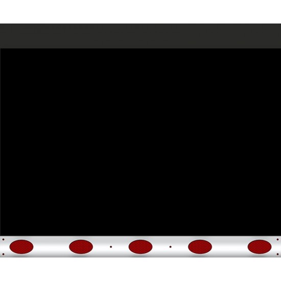 Elips Paslanmazlı Kırmızı Reflektifli Baskılı Paçalık 50x60cm 