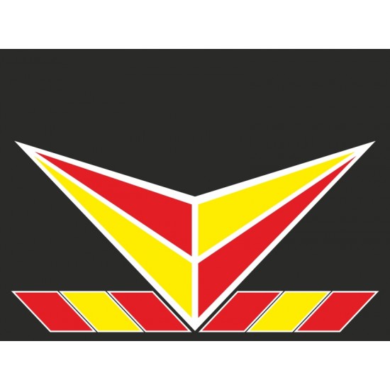 Çavuş 45x60cm Baskılı Paçalık Sarı Kırmızı