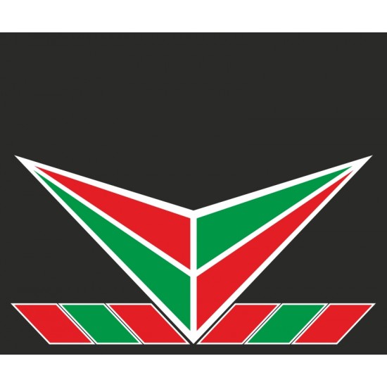 Çavuş 50x60cm Baskılı Paçalık Kırmızı Yeşil