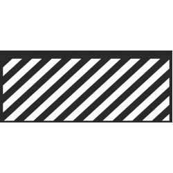 Çizgili Baskılı Paçalık 25x60cm