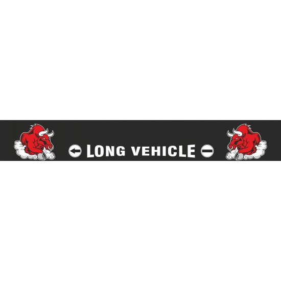 Long Vehicle Boğa Baskılı Kamyon / TIR / Dorse Paçalık - 240 cm