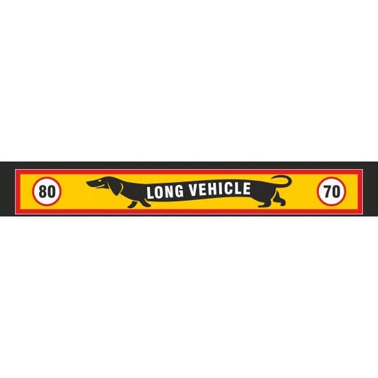 Long Vehicle Uzun Köpek Baskılı TIR / Dorse Paçalık - 240 cm