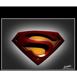 Superman Baskılı Paçalık 50x60cm