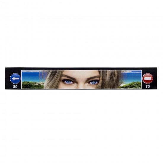 Sarışın Göz Baskılı Kamyon / TIR / Dorse Paçalık - 240 cm