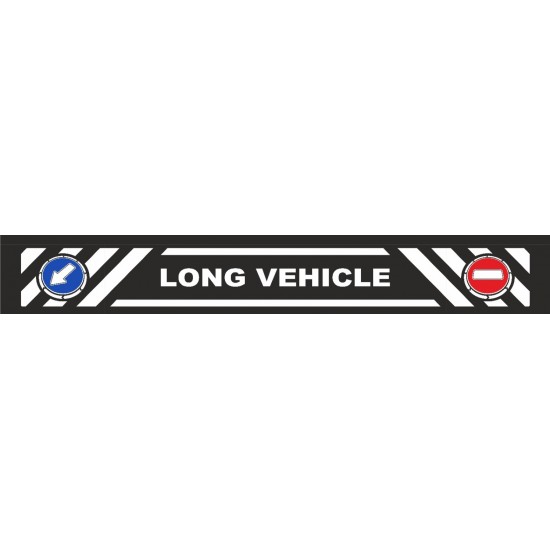 Long Vehicle Baskılı Kamyon / TIR / Dorse Paçalık - 240 cm