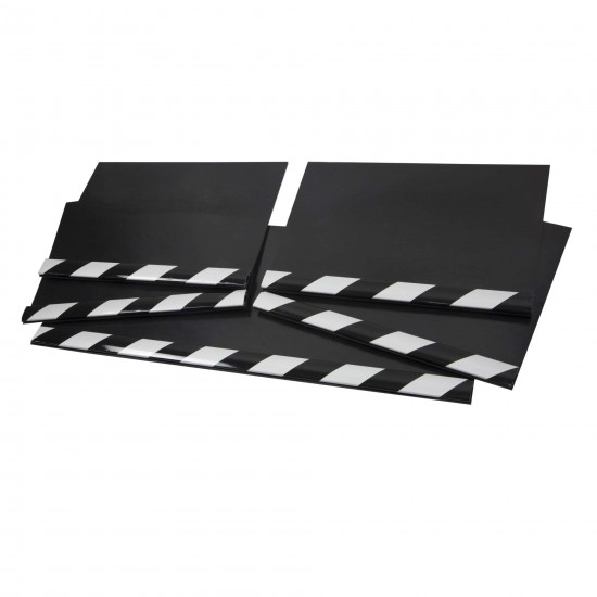 Aluminum Profile Minibus Type Set Of 5 Mud Flap Black White